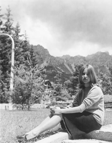 istock Summer holidays in the mountains in 1960 2172095022