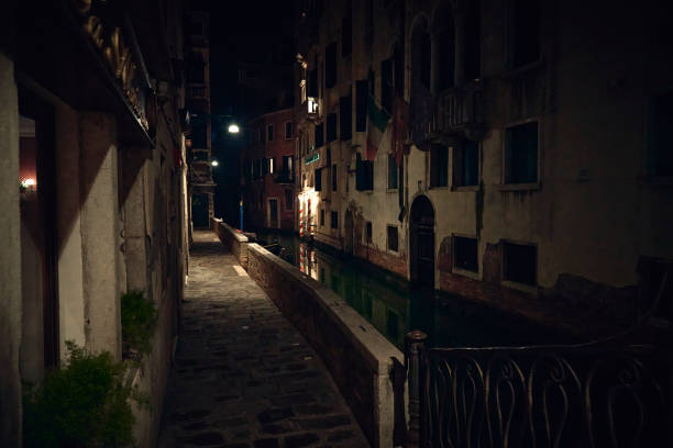 istock Venice canal at evening in high definition 2172100467