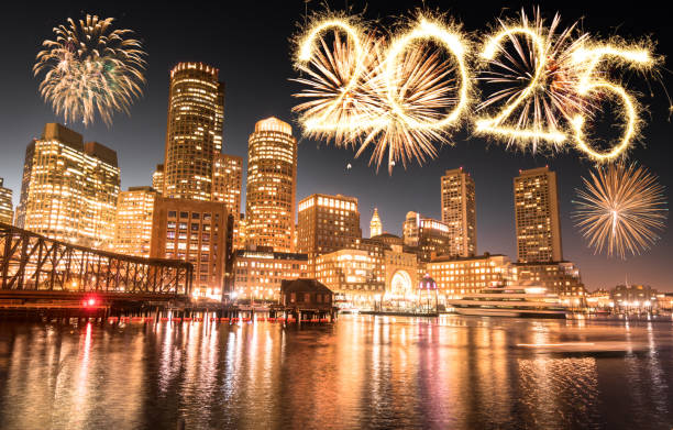 new year's fireworks in boston
