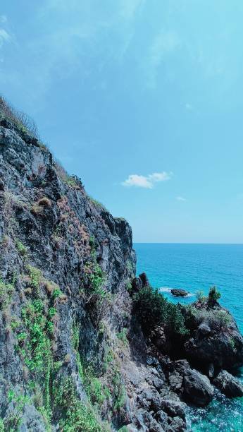 istock Natural views, with a clear sea and clear sky in the background 2172104263