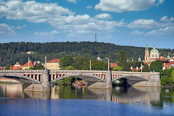 istock Manes bridge on Vltava river in Prague Czech republic 2172119143