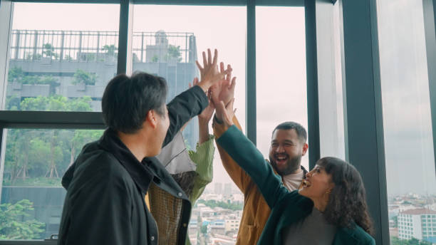 istock Business team celebrating for success 2172124048