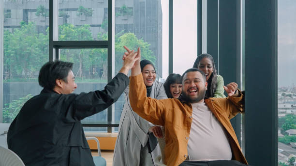 istock Business team celebrating for success 2172124562