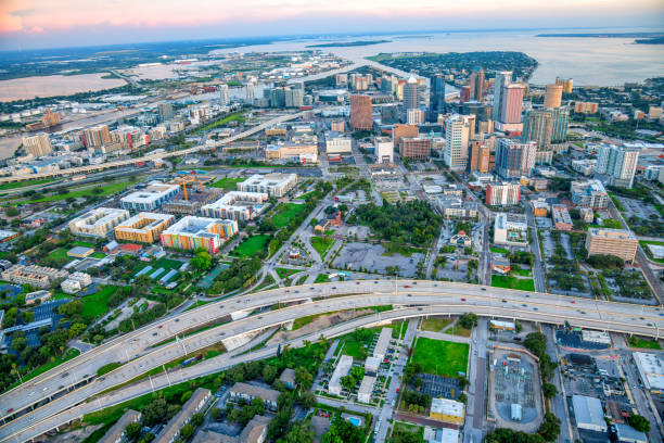 istock Tampa Cityscape Aerial 2172143570