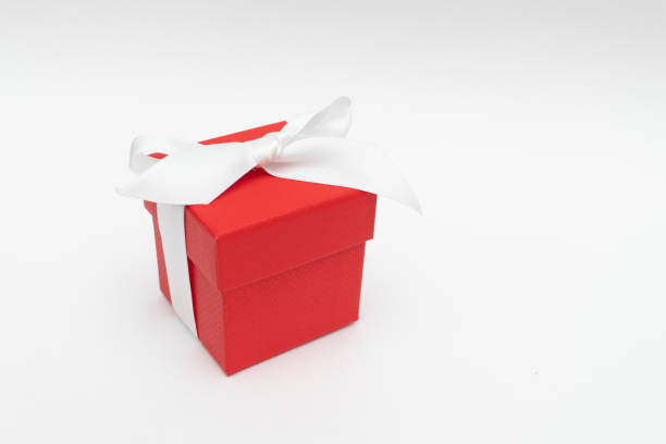 Valentine's Day red Gift Box on 14 February.