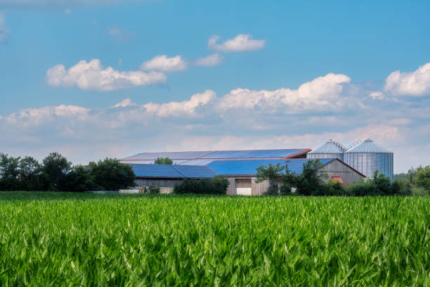 istock Green Energy with Solar Collectors 2172160054