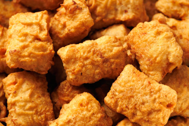 istock Homemade crispy fried chicken nuggets. Fast food. 2172175763