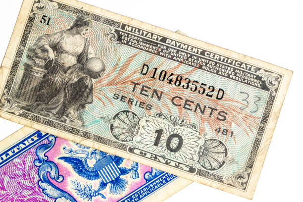 istock Korean War era five cent military payment certificate 2172183999