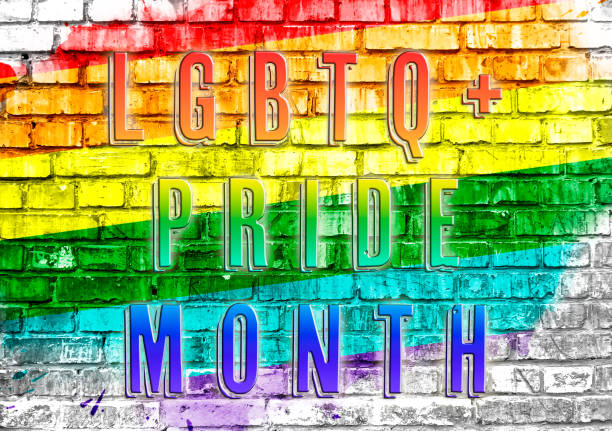 istock A rainbow with the words Lgbtq Pride Month written on it 2172186075