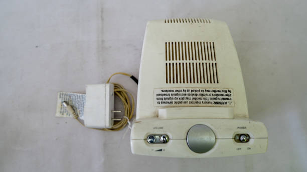 istock Mini small tube television to function as a surveillance camera 2172193559