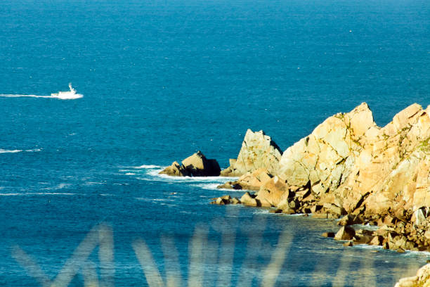 Estaca de Bares, northernmost point of Spain and the Iberian Peninsula, a rocky headland in Galicia . Lugo province.