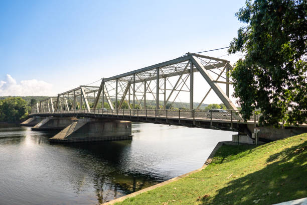 istock Bridge over the Hudson River at Waterford, NY. 2172199173
