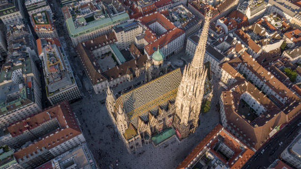 istock Aerial view of St. Stephen's Cathedral, Vienna, Austria 2172201655
