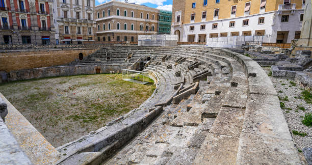 istock Ancient Roman amphitheater in Lecce Italy 2172210257