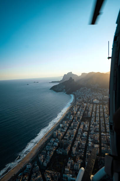 istock Rio de Janeiro Brazil at sunset by helicopter 2172219628