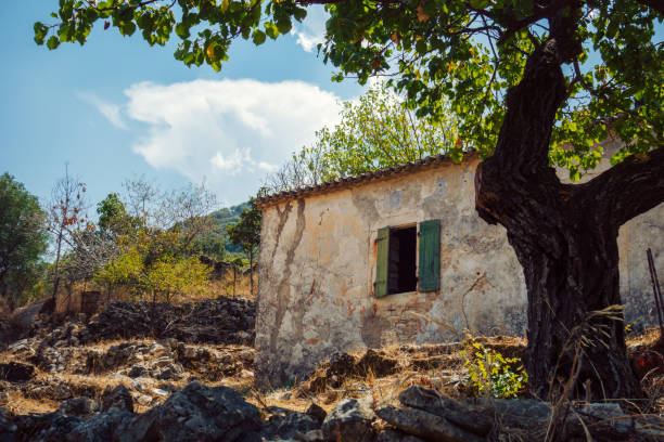 istock Abandoned house in nature 2172223234