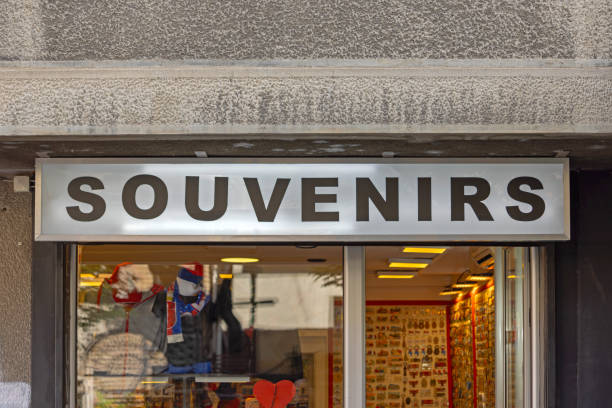 istock Souvenirs Shop Sign 2172235173