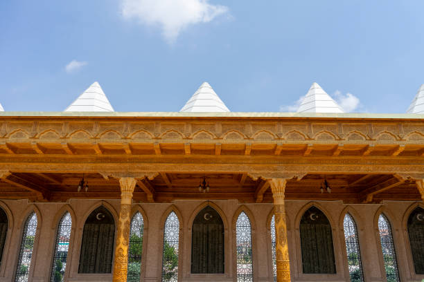 istock Traditional Arabic building with nice roof and pillars 2172247764