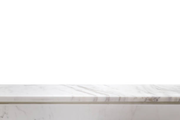 istock white marble stone table top isolated on white background for product display 2172252855