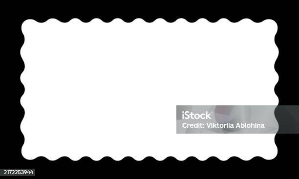 Rectangle Frame Curvy Rectangle Frame With Curvy Inner Edges Rectangular Mirror Picture Or ...