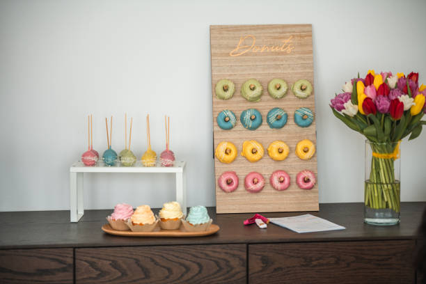 istock Chic Baby Shower Dessert Display 2172257874