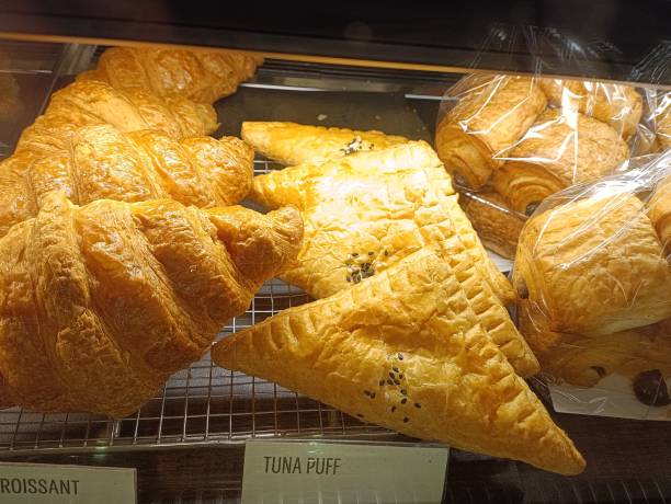 istock Croissant, bread, bagels 2172268824