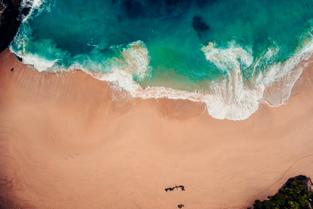 istock Top view on coastline tropical beach 2172283302