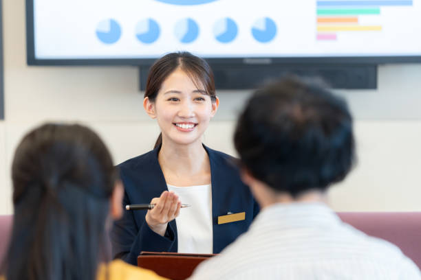 istock young woman at the reception 2172292103