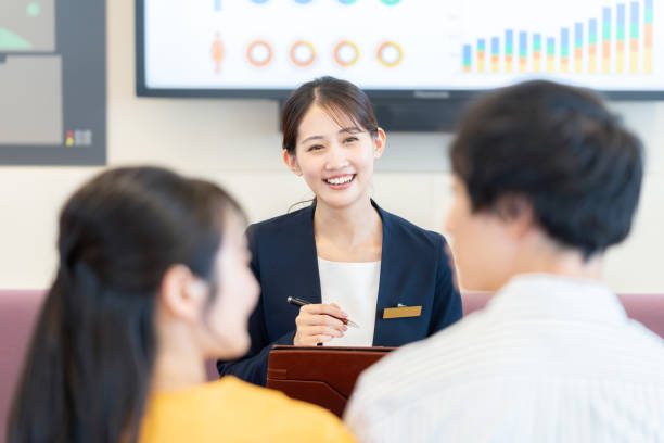 istock young woman at the reception 2172292115