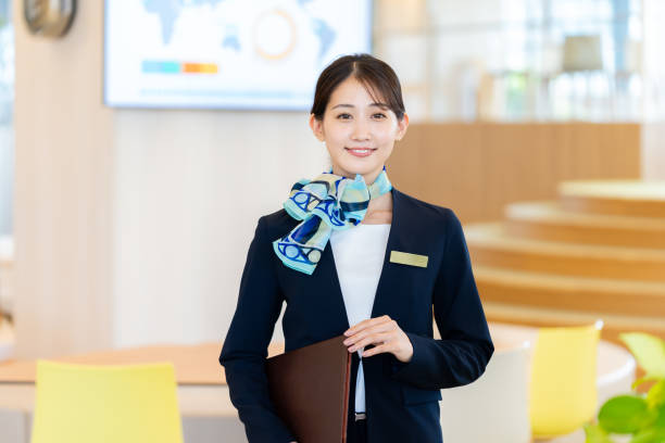 istock young woman at the reception 2172292138