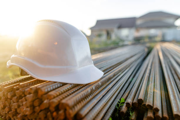 istock construction safety helmet at the construction site. protection concept at work 2172300814