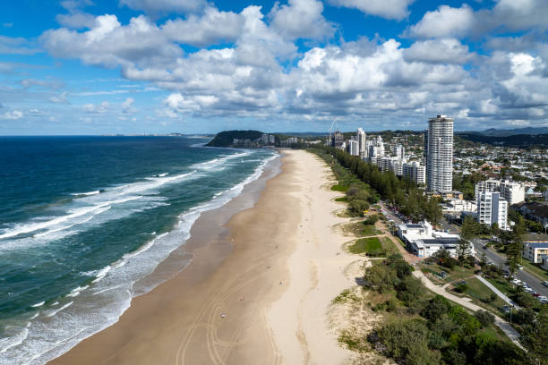 istock Gold Coast Beach and skyscrapers aerial view 2172304281