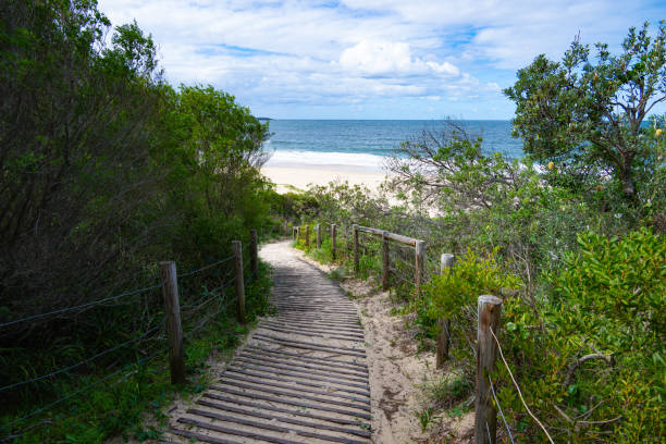 istock Walkway stairs to the Zenith Beach in Australia 2172304555