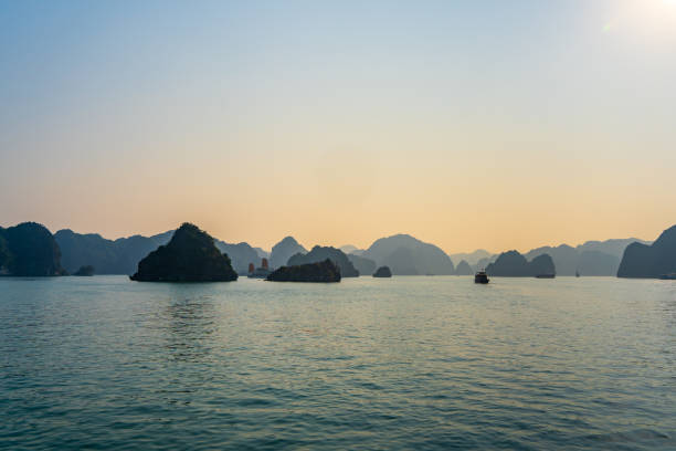 istock Sunset in Lan Ha Bay, Vietnam 2172305025