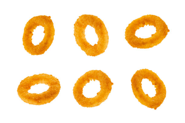 close up of fried calamari rings seafood