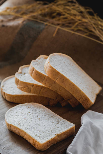 istock Sliced ​​bread in a dark room 2172307178