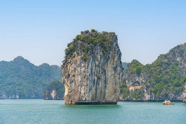 istock Limestone isle in Lan Ha Bay, Vietnam 2172308828