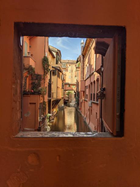 istock Bologna, window on the canal 2172318698