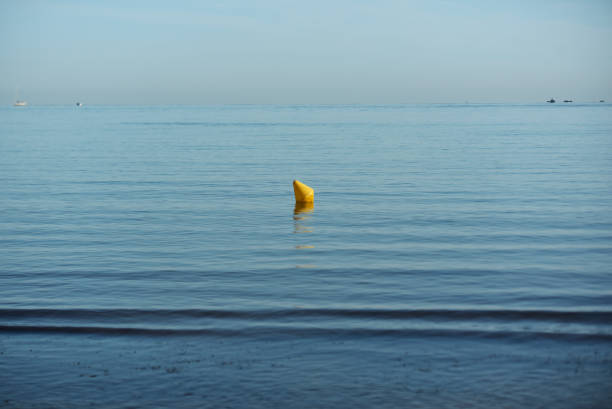istock Saint-Malo - yellow buoy 2172335373