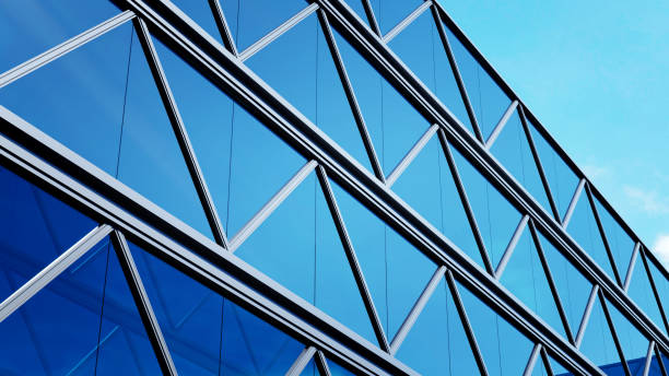 istock 3d rendering of modern architecture, Skyscraper corporate office building with glass window 2172339835