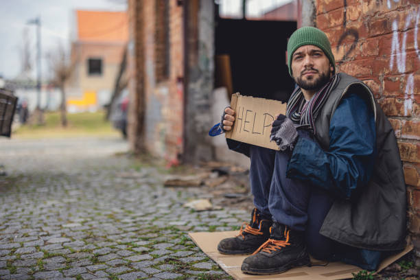 istock Homeless Man Outside 2172345318