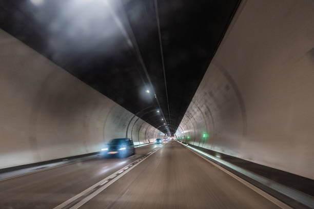 istock Driving Fast Through a Tunnel Highway 2172347375