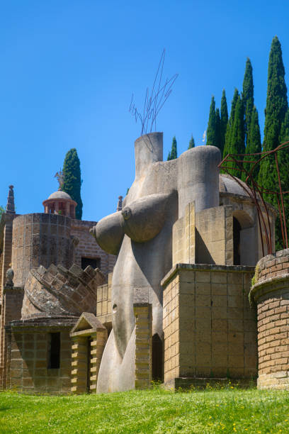 June 25, 2023: Scarzuola is an ancient Catholic sanctuary in the country of Umbria region, inside which is the mysterious and esoteric City Ideal designed by the Milanese architect Tomaso Buzzi
