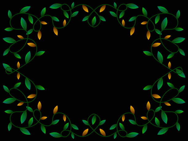 istock Autumn frame with leaves gradient colors green and orange. Beautiful autumn frame with leaves and place for text, November leaf fall. Design for greeting cards, flyers and posters. Vector illustration 2172354141
