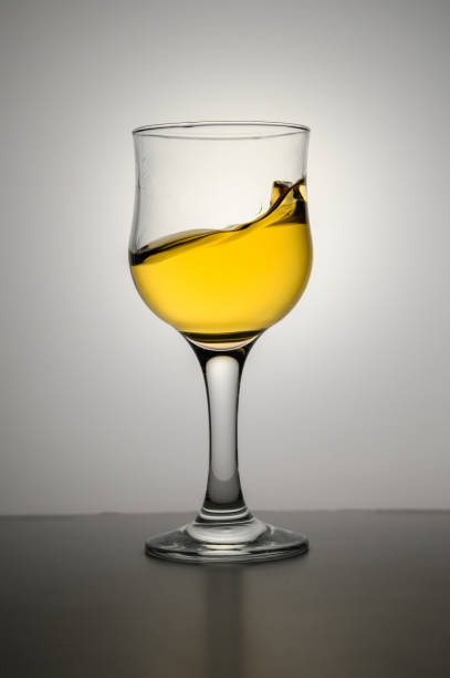 istock Glass of fresh apple juice on white background 2172360052