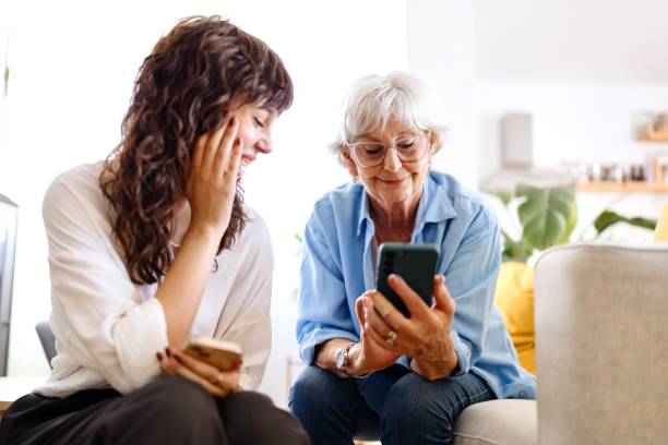 istock Close-up of an elderly person learning how to use a smartphone 2172361221