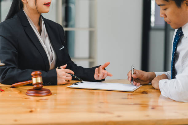 istock Business meeting with legal documents and discussion 2172363894