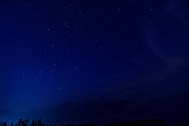blue light flares background
