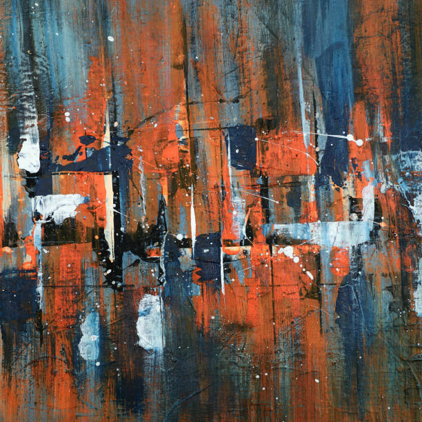 istock Oil paint drawing. Abstract colored background. Abstraction in the style of impressionism. Modern surrealist painting. Good as a poster for wall decor. Surreal design. Hand drawn texture template. 2172370365