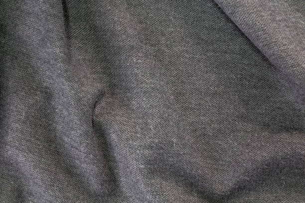 istock Abstract fabric background, Grey fabric cloth background, texture of crumpled Grey fabric background 2172372493